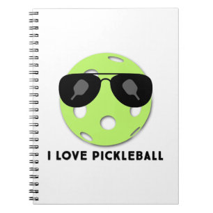 "I Love Pickleball" Notebook