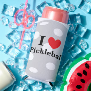 "I Love Pickleball" Seltzer Can Cooler