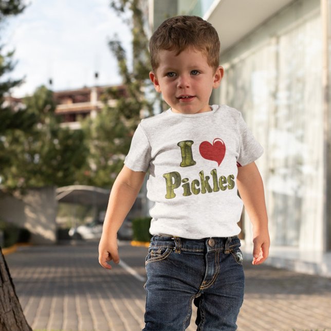 I Love Pickles Baby Bodysuit (Creator Uploaded)