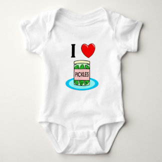 I Love Pickles Baby Bodysuit