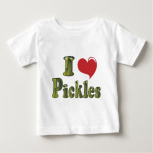 I Love Pickles Baby T-Shirt