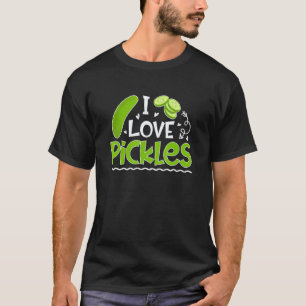 I Love Pickles Cucumber  Diet Coach Vegan Dieticia T-Shirt