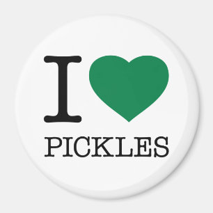 I LOVE PICKLES MAGNET