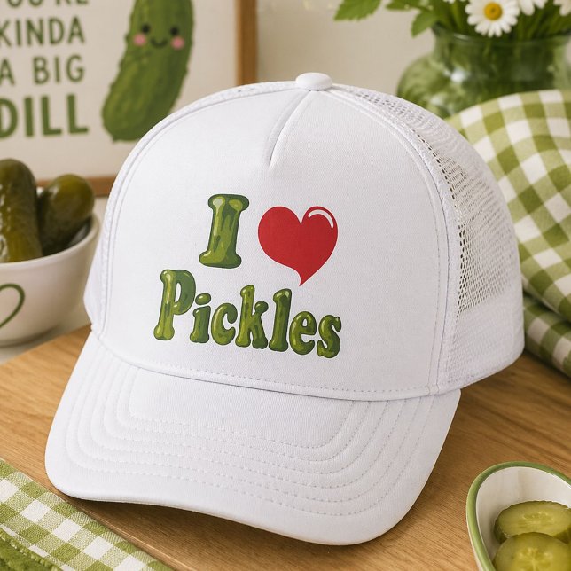 I Love Pickles Trucker Hat (Creator Uploaded)