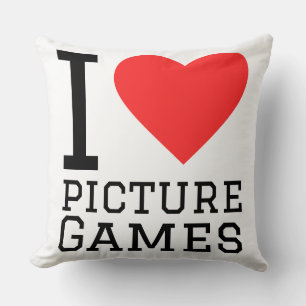 I love picture games cushion