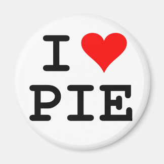 I love pie (black lettering) magnet