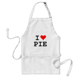 I love pie (black lettering) standard apron