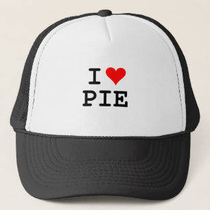 I love pie (black lettering) trucker hat