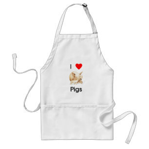 I love pigs Apron