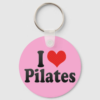 I Love Pilates Key Ring