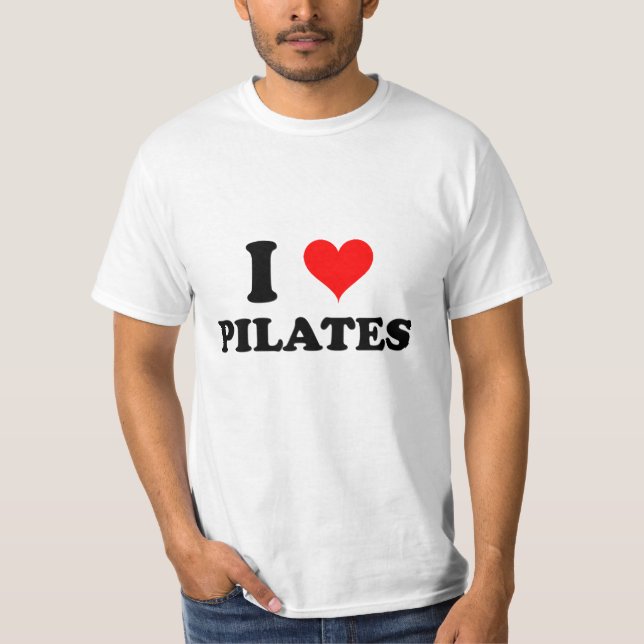 I Love Pilates T-Shirt (Front)