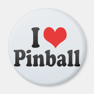 I Love Pinball Magnet