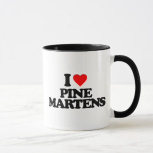I LOVE PINE MARTENS MUG