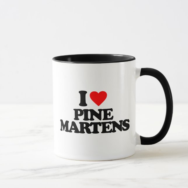 I LOVE PINE MARTENS MUG (Right)