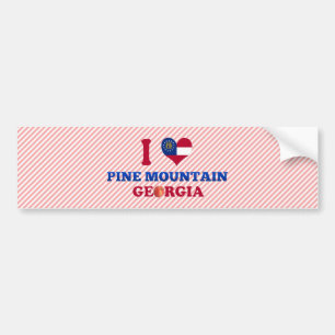 I Love Pine Mountain, Georgia Bumper Sticker