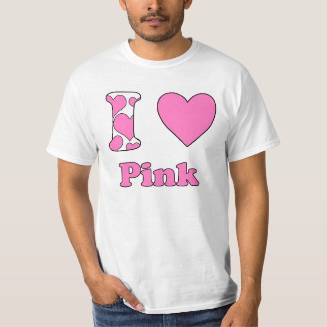 I love Pink T-Shirt (Front)
