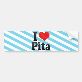 I Love Pita Bumper Sticker