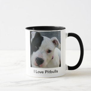 I Love Pitbulls Coffee Mug Cup