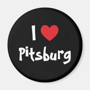 I Love Pitsburg Magnet
