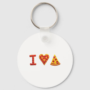 I Love Pizza Italian Food Lovers Pizza Is My Valen Key Ring