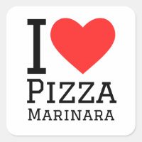 I love pizza marinara
