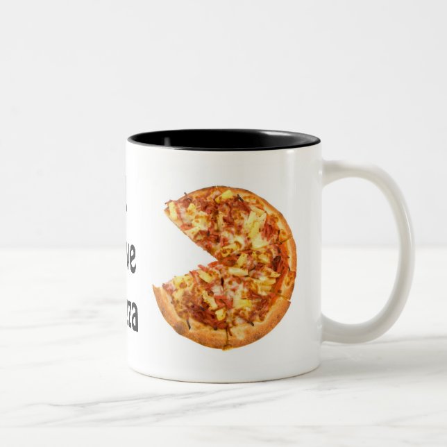 I Love Pizza Mug (Right)