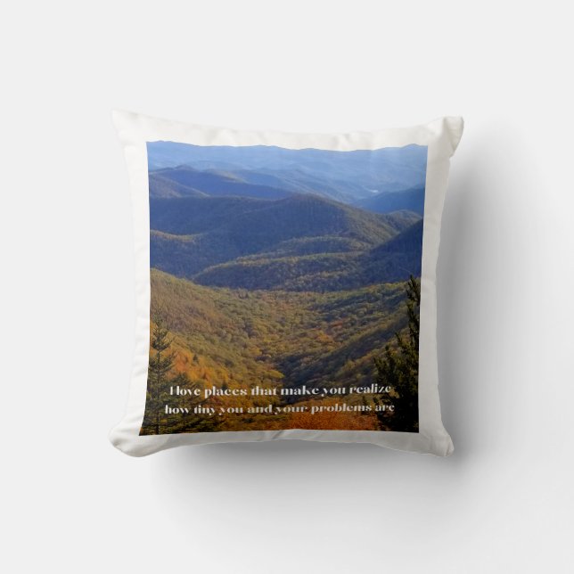 I love places  cushion (Front)