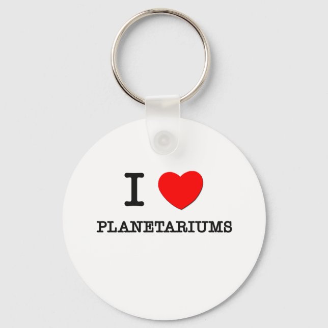 I Love Planetariums Key Ring (Front)