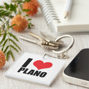 I love Plano Key Ring