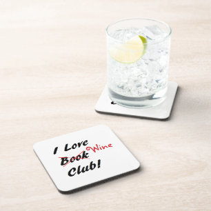 "I Love..." Plastic Coasters