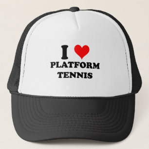 I Love Platform Tennis Trucker Hat