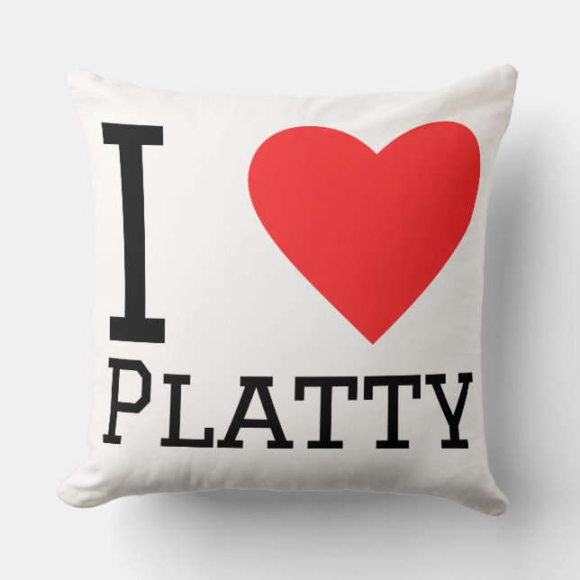 I love platty cushion (Front)