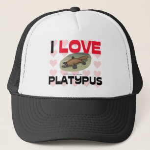 I Love Platypus Trucker Hat