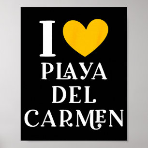 I Love Playa Del Carmen Mexico Vacation _2 Poster