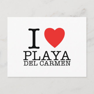 I love Playa del Carmen Post Card