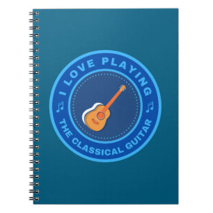 I love playing the Classical Guitar Notebook