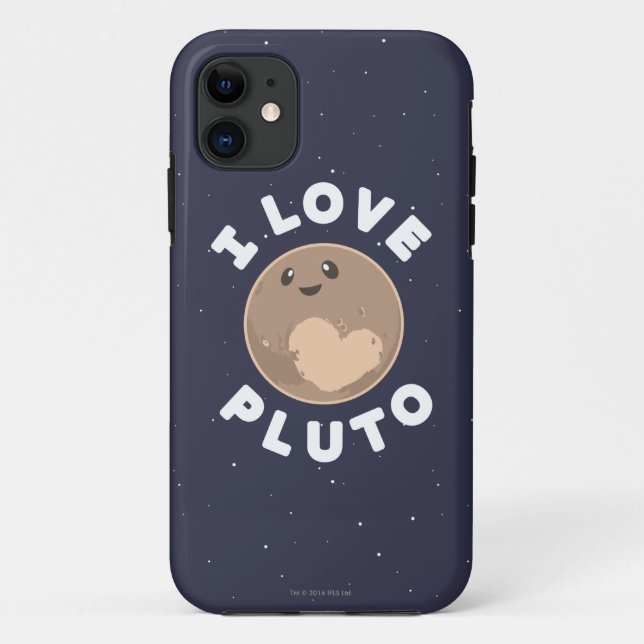 I Love Pluto Case-Mate iPhone Case (Back)