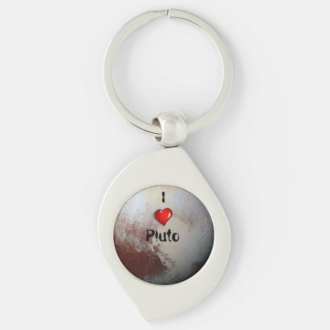 I love Pluto Key Ring (Front)