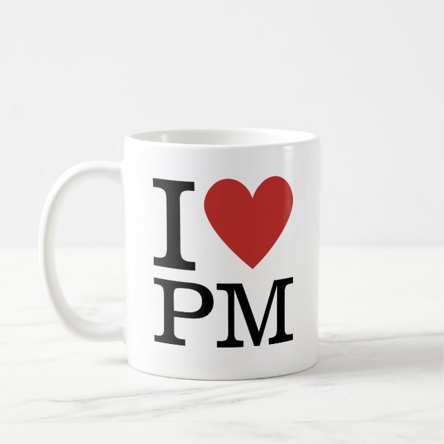 I ❤️ Love PM - Product Management MUG (Left)