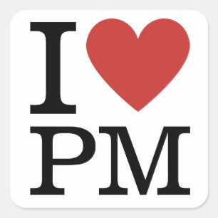 I ❤️ Love PM - Product Management STICKER