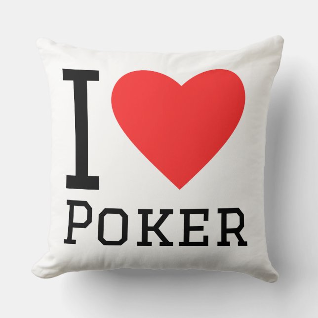 I love poker cushion (Front)