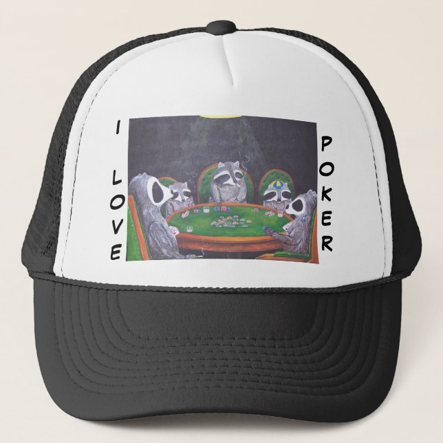 I Love Poker Hat (Front)
