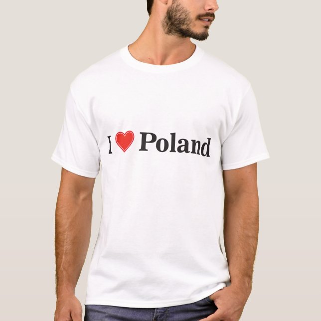 I Love Poland T-Shirt (Front)
