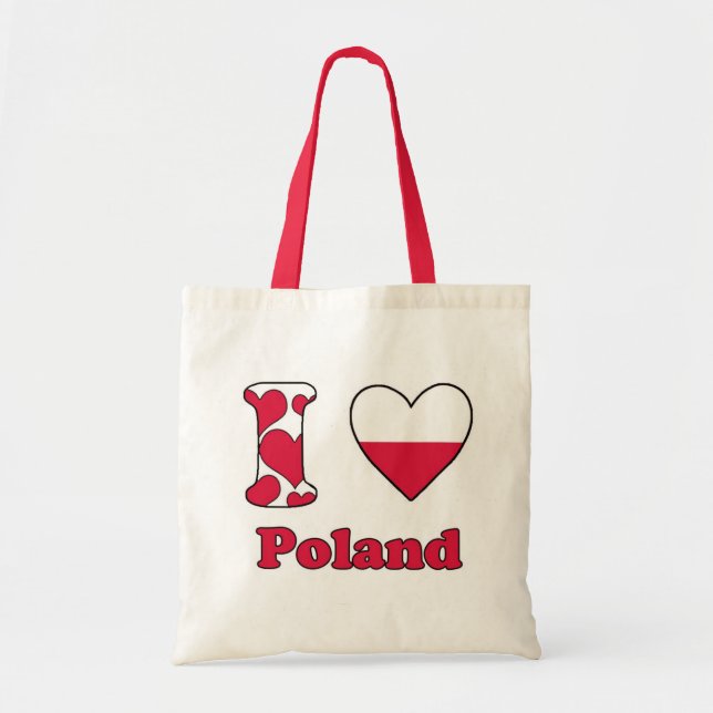 I love Poland Tote Bag (Front)