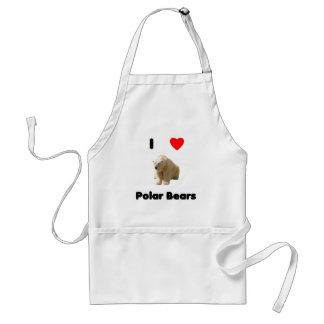 I love polar bears Apron