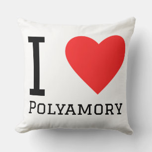 I love polyamory  cushion