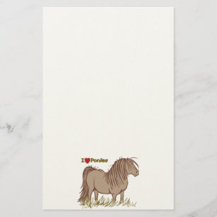 I Love Ponies Stationery