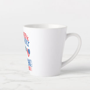 I love Poodles and the USA 01 Latte Mug