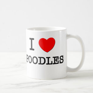 I Love Poodles Coffee Mug