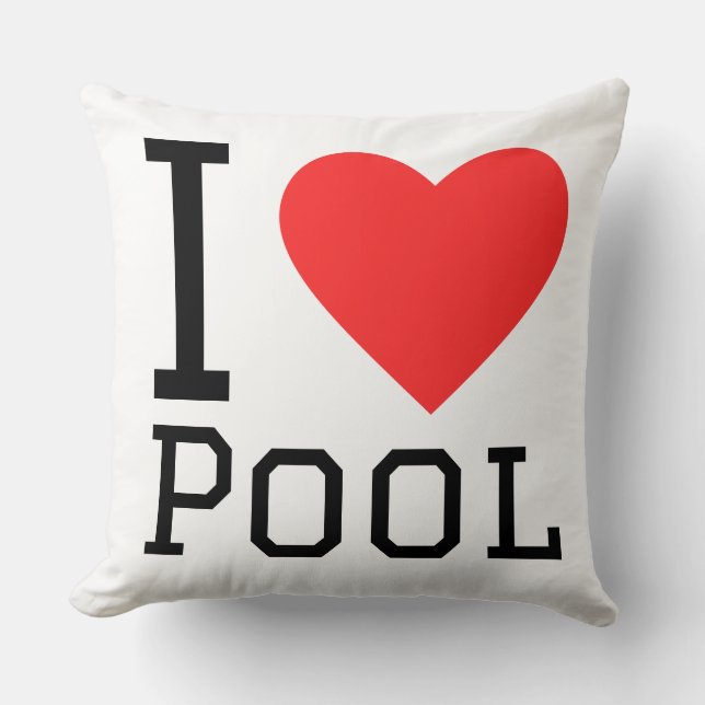 I love Pool Cushion (Front)